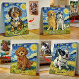 Custom Any Pet Photo - Personalized Dog Canvas And Poster
