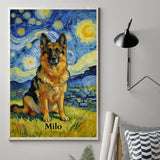 Custom Any Pet Photo - Personalized Dog Canvas And Poster