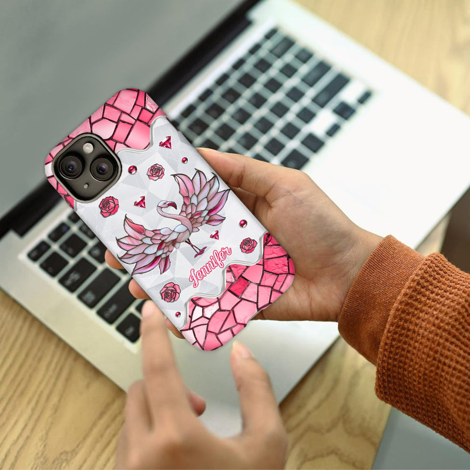 Beautiful Flamingo - Personalized Flamingo Full Print Phone Case