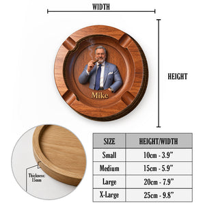 Luxury Gentleman Gift - Personalized Luxury Ashtray For Cigars