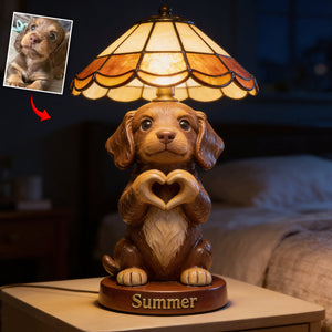 Custom Any Photo - Love My Pet - Personalized Dog Acrylic LED Night Light