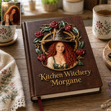 Enchanted Grimoire - Personalized Witch Leather Journal