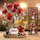 Flowers For Mom - Personalized Mother Custom Shaped Acrylic Plaque