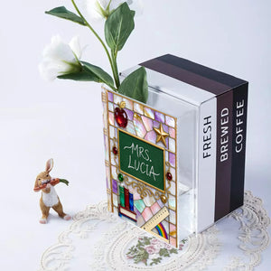 Teacher Gifts - Personalized Teacher Book Vase
