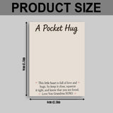 Demo Mother Keepsake Gift, Custom From Any Photo, Brithmonth Flower - Personalized Mother Pocket Hug Card (Copy)
