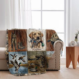 Duck Hunting - Personalized Hunting Blanket