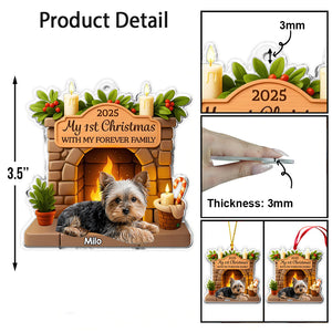 My 1st Christmas - Personalized Dog Ornament