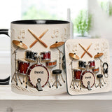 Awsome Drummer - Personalized Drummer Accent Mug & Coaster