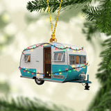Love Camping Lovely Campers - Personalized Camping Transparent Ornament
