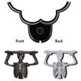 Funny Bathroom Decor - Your But* Napkins My Lord - Personalized Skull Toilet Paper Holder Rack