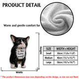 Funny Ugly Awkward Cat Dog Custom Photo - Personalized Dog Premium Faux Fur Pillow