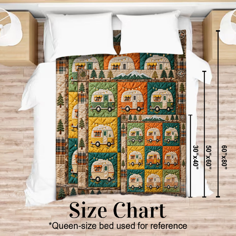 One Camp At A Time - Personalized Camping Blanket
