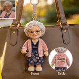 Always With You - Personalized Memorial Plush Keychain