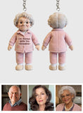 Always With You - Personalized Memorial Plush Keychain