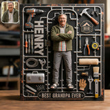 Can Fix Everything - Personalized Father Custom Shaped Acrylic Plaque