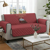 Just Resting My Eyes - Personalized Father Quilted Sofa/Couch Cover