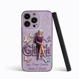 Custom Any Photo - Personalized Mother 3D Embossed Leather Phone Case