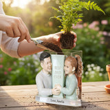 Father's Day Plan Pot - Gifts For Dad, Grandpa - Personalized Father Acrylic Pot