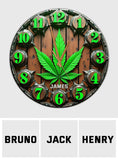 It's 420 Somewhere - Personalized Weed Wall Clock
