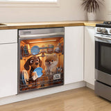 Dish Cleaning Supervisor, Custom From Your Photo - Personalized Dog Dishwasher Cover