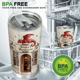 Dragon Bookstore - Personalized Book Tumbler