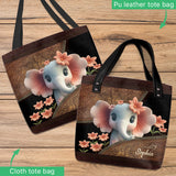Love Elephant - Personalized Elephant Tote Bag