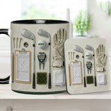 Live Love Golf - Personalized Golf Accent Mug