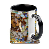 Love Dogs - Personalized Dog Accent Mug & Coaster