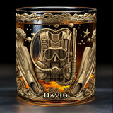 Scuba Diving Life - Personalized Scuba Diving Whiskey Glass
