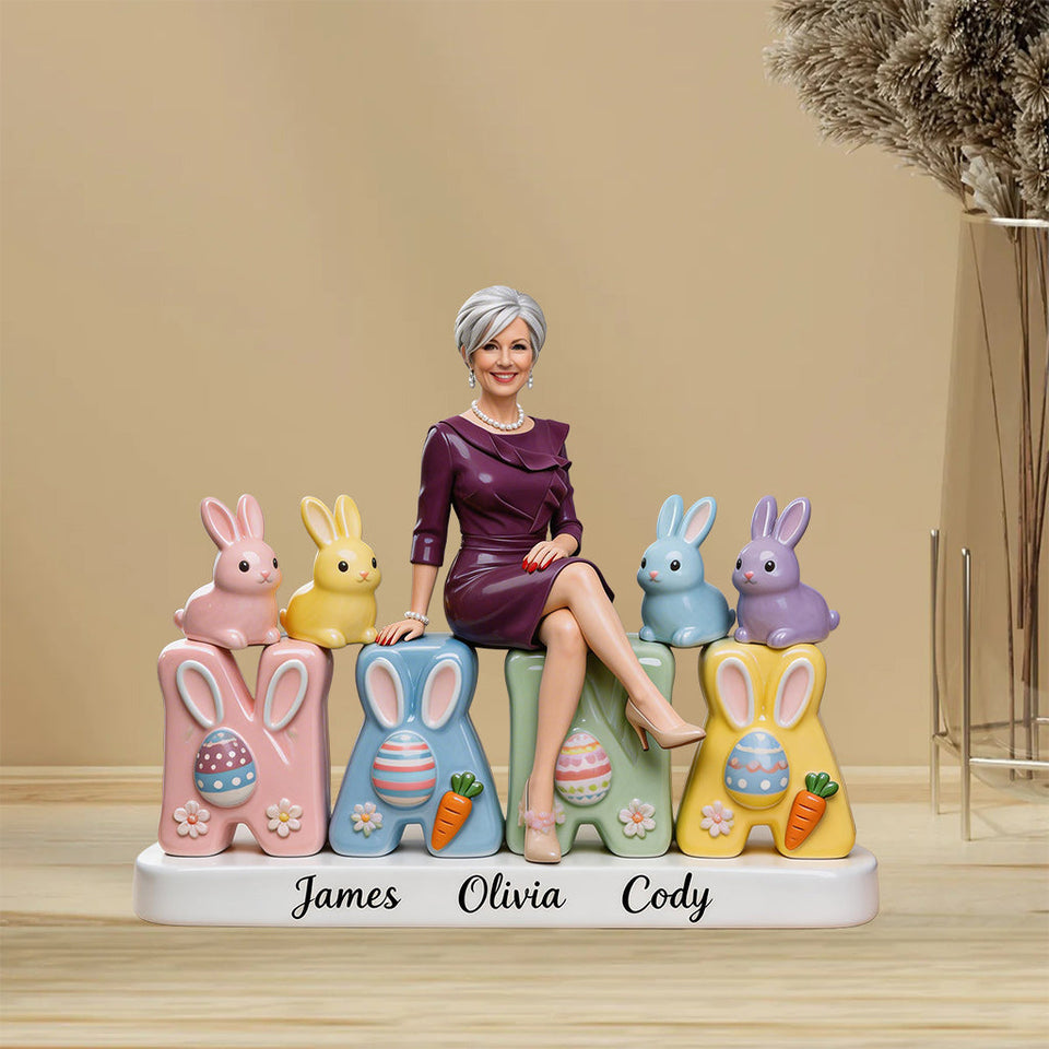 Custom Any Title Perfect Gift For Mom, Grandma - Personalized Grandma Custom Shaped Acrylic Plaque