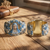 Heavenly Grace - Personalized Christian Shaped Cuff Bracelet