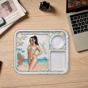 Beach Lover Jewelry Organizer - Personalized Sea Lover Catch-All Tray