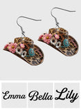 Cowgirl Hat - Personalized Cowgirl Earrings