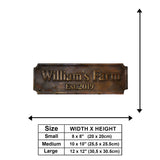 Highland Heritage Sign - Personalized Highland Cow Wooden Wall Mount Sign