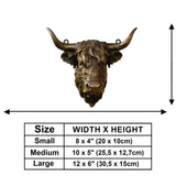 Highland Heritage Sign - Personalized Highland Cow Wooden Wall Mount Sign