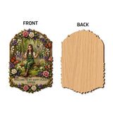 Welcome To My Happy Place - Personalized Gardening Wood Sign With Stake