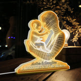 A Bond That Can't Be Broken - Personalized Mother Shaped Light Box