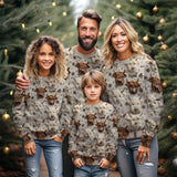 Adorable Highland Cows - Personalized Highland Cow Ugly Sweater