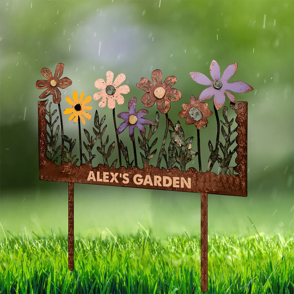 My Garden - Personalized Gardening Acrylic Garden Sign/ Acrylic Plaque Sign