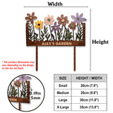 My Garden - Personalized Gardening Acrylic Garden Sign/ Acrylic Plaque Sign