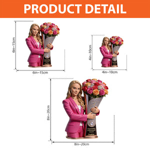 Custom Any Photo Achievement - Personalized Colleague Custom Shaped Acrylic Plaque