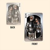 Playing Card King And Queen - Personalized Couple Custom Shaped Acrylic Plaque