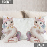 Birthday Gift For Children - Personalized Kid Shaped Pillow