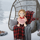 Custom From Any Photo - Personalized Couple Faux Fur Shaped Pillow