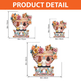 Mother And Daughters Forever Linked Together - Personalized Mother Custom Shaped Acrylic Plaque