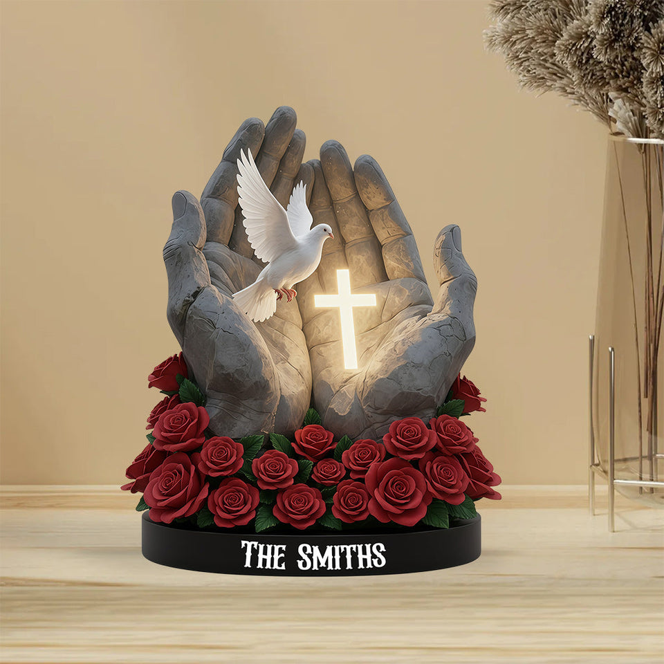 Eternal Faith - Personalized Christian Custom Shaped Acrylic Plaque