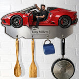 Best Ride - Personalized Car Lover Custom Shaped Hanging Rack