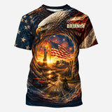Real American - Personalized Patriot All Over Shirt