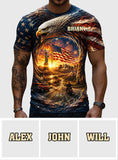 Real American - Personalized Patriot All Over Shirt