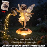 Custom from Any Photo, Garden Lamp - Personalized Dog Garden Solar Light